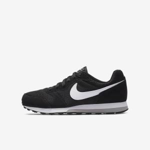 Black / Grey / White Nike MD Runner 2 Older Kids' Sneakers | NK165KSA