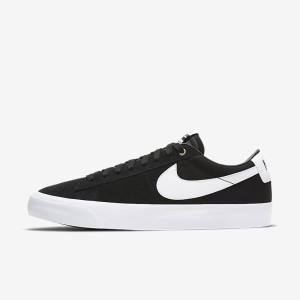 Black / Light Brown / White Nike SB Zoom Blazer Low Pro GT Men's Sneakers | NK015ZQJ