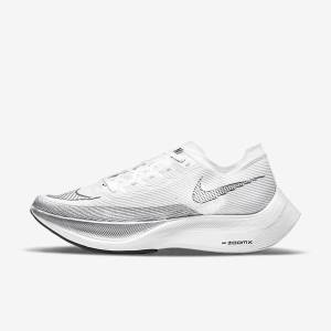 Black / Metal Gold / White Nike ZoomX Vaporfly Next% 2 Road Racing Men's Running Shoes | NK531NXL