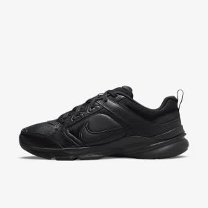 Black Nike Defy All Day Men's Sneakers | NK486QXG