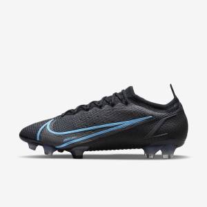 Black Nike Mercurial Vapor 14 Elite FG Firm-Ground Men's Football Shoes | NK032KSH