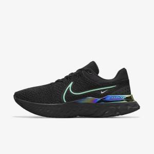 Black Nike React Infinity Run 3 By You Custom Road Women's Running Shoes | NK837MGK