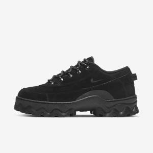 Black / Orange / Black / Dark Grey Nike Lahar Low Women's Sneakers | NK629OUY