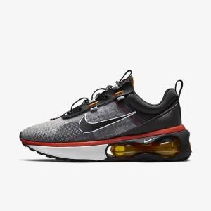 Black / Red / White Nike Air Max 2021 Men's Sneakers | NK456RUF