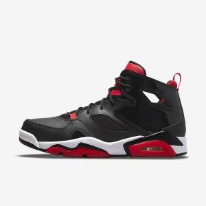 Black / Red / White Nike Jordan Flight Club 91 Men's Jordan Shoes | NK082GRL