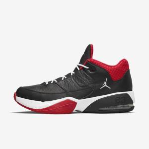 Black / Red / White Nike Jordan Max Aura 3 Men's Sneakers | NK584SFX