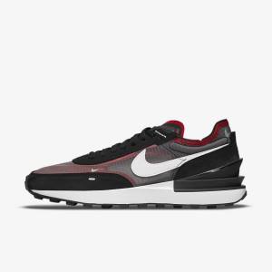 Black / Red / White Nike Waffle One SE Men's Sneakers | NK086YHV