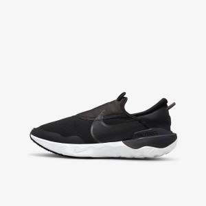 Black / White / Grey Nike Flow Older Road Kids' Running Shoes | NK309IZP