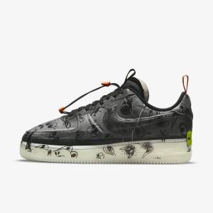 Black / White Nike Air Force 1 Experimental Men's Sneakers | NK652NLX