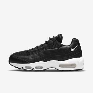 Black / White Nike Air Max 95 Women's Sneakers | NK092NXY