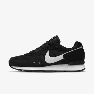 Black / White Nike Venture Runner Women's Sneakers | NK385TLF