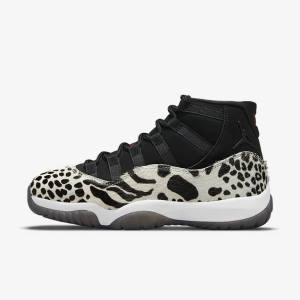 Black / White / Red Nike Air Jordan 11 Retro Women's Sneakers | NK865LDY