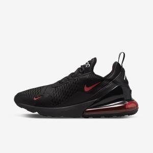 Black / White / Red Nike Air Max 270 Men's Sneakers | NK798FGM