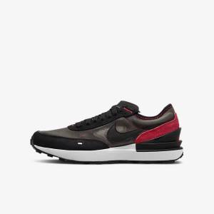 Blue Grey / Red / Black Nike Waffle One Older Kids' Sneakers | NK453BJP