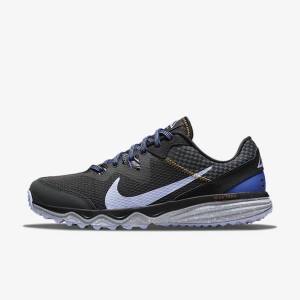 Dark Grey / Black / Light Nike Juniper Trail Trail Women's Running Shoes | NK239SBK