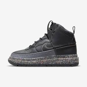 Dark Grey / Black Nike Air Force 1 Boot Men's Sneakers | NK264JRX