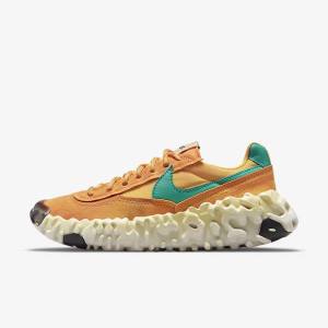 Gold / Gold / Green Nike OverBreak SP Men's Sneakers | NK124GEX