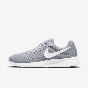 Grey / Black / White Nike Tanjun Men's Sneakers | NK921YBA