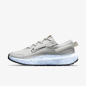 Grey / Blue / Light Beige / Black Nike Crater Remixa Men's Sneakers | NK341JZO