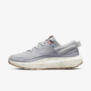 Grey / Brown Nike Crater Remixa Men's Sneakers | NK984FMS