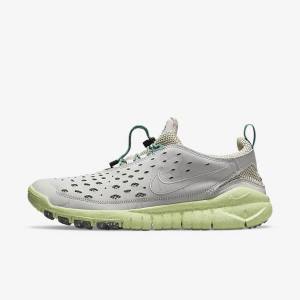 Grey / Light Beige / Grey Nike Free Run Trail Men's Sneakers | NK045WAP