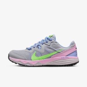 Grey / Light Blue / Pink / Green Nike Juniper Trail Trail Women's Running Shoes | NK729LSW