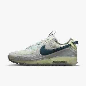 Grey / Light Green / Dark Turquoise Green Nike Air Max Terrascape 90 Men's Sneakers | NK967ORT