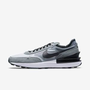 Grey / White / Grey / Black Nike Waffle One SE Men's Sneakers | NK896HEP