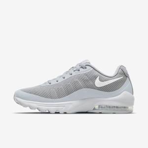 Grey / White Nike Air Max Invigor Men's Sneakers | NK604VAR