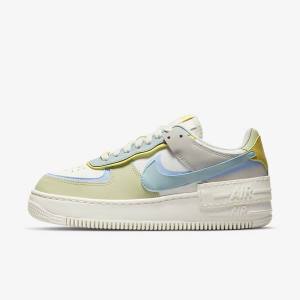 Light Blue / Olive Nike AF-1 Shadow Women's Sneakers | NK027HLM