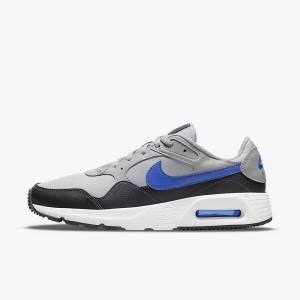 Light Grey / Dark Grey / White / Royal Nike Air Max SC Men's Sneakers | NK381MGB