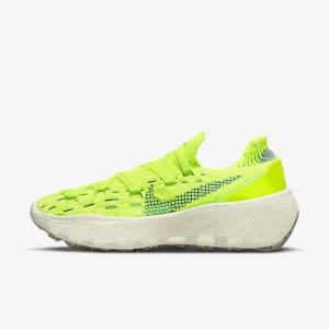 Light Lemon / Green / Turquoise Nike Space Hippie 04 Women's Sneakers | NK123RVQ