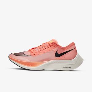 Light Mango / Black / Blue Nike ZoomX Vaporfly NEXT% Road Racing Women's Running Shoes | NK082MSR