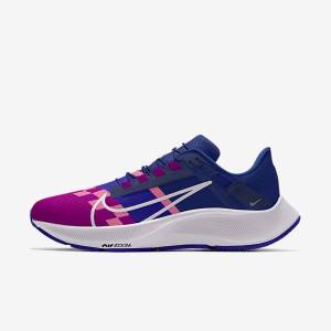 Multicolor Nike Air Zoom Pegasus 38 By You Road Men's Running Shoes | NK897NXT