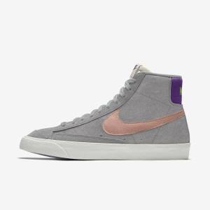 Multicolor Nike Blazer Mid By You Custom Men's Sneakers | NK186KBA