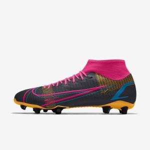 Multicolor Nike Mercurial Superfly 8 Academy By You Custom Men's Football Shoes | NK160KDL