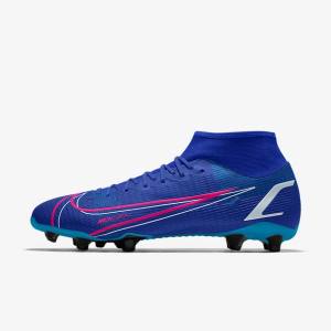 Multicolor Nike Mercurial Superfly 8 Academy By You Custom Women's Football Shoes | NK571IBV