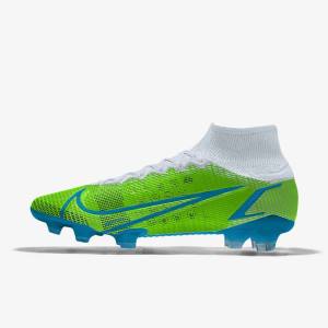 Multicolor Nike Mercurial Superfly 8 Elite By You Custom Men's Football Shoes | NK079RIJ