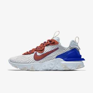 Multicolor Nike React Vision By You Custom Lifestyle Men's Sneakers | NK497KVU