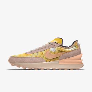 Multicolor Nike Waffle One By You Custom Women's Sneakers | NK862JVF