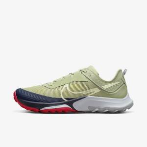 Olive / Light Beige / Obsidian Nike Air Zoom Terra Kiger 8 Trail Men's Running Shoes | NK910AMQ