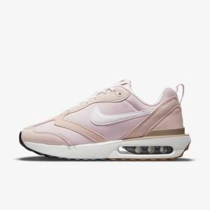 Pink / Black / Light Brown / White Nike Air Max Dawn Women's Sneakers | NK183JCW