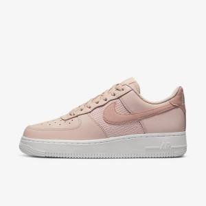 Pink / White / Rose Nike Air Force 1 07 ESS Women's Sneakers | NK789ERD