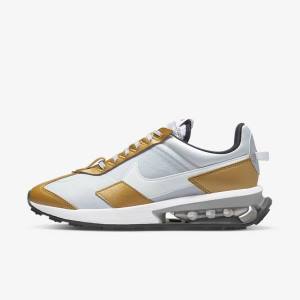 Platinum / Metal Gold / Metal Silver / White Nike Air Max Pre-Day SE Women's Sneakers | NK053NSC