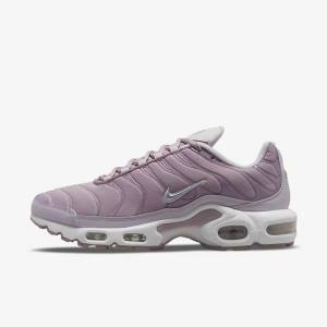 Purple / White / Metal Silver Nike Air Max Plus Women's Sneakers | NK950NOU