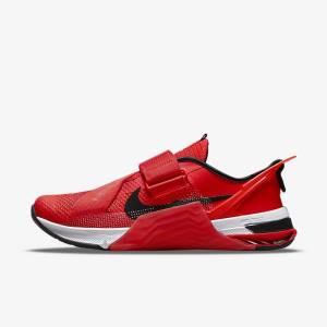 Red / White / Black Nike Metcon 7 FlyEase Men's Training Shoes | NK078HBN