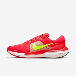 Red / White Nike Air Zoom Vomero 16 Road Men's Running Shoes | NK529PIQ