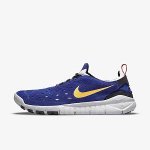 Red / White Nike Free Run Trail Men's Sneakers | NK261VJE