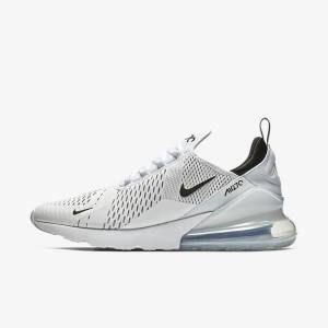 White / Black Nike Air Max 270 Men's Sneakers | NK073DJE