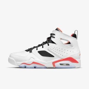 White / Black Nike Jordan Flight Club 91 Men's Jordan Shoes | NK420COZ